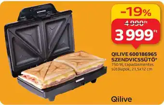 Auchan QILIVE 600186965 SZENDVICSSÜTŐ ajánlat