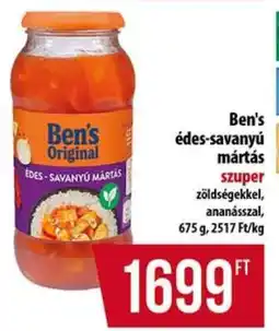 Coop Ben's Original édes-savanyú mártás ajánlat