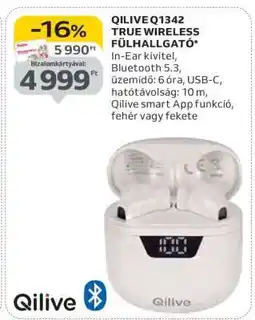 Auchan QILIVE Q1342 TRUE WIRELESS FÜLHALLGATÓ ajánlat