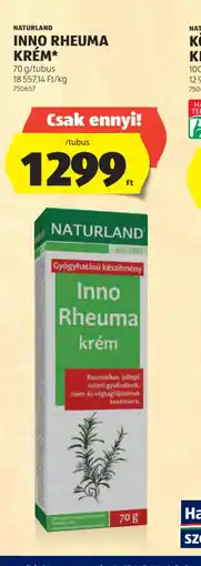 ALDI Naturland Inno Rheuma Krém ajánlat
