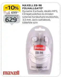 Auchan MAXELL EB-98 FÜLHALLGATÓ ajánlat