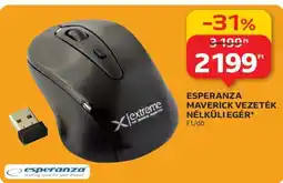 Auchan ESPERANZA MAVERICK VEZETÉK NÉLKÜLI EGÉR ajánlat