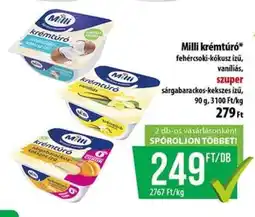 Coop MILLI﻿﻿ Krémtúró ajánlat