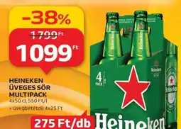 Auchan Heineken üveges sör multipack ajánlat