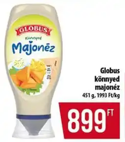 Coop Globus könnyed majonéz ajánlat
