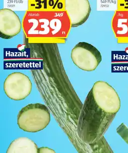 ALDI Kígyuborka ajánlat