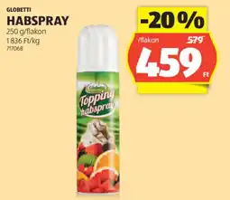ALDI Globetti habspray ajánlat