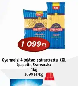 Real Gyermelyi 4 tojásos száraztészta XXL ajánlat