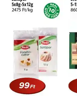 Real Reál Vanillincukor, Sütőpor ajánlat
