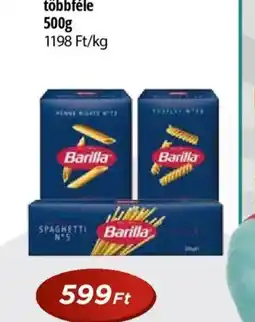 Real Barilla durum száraztészta ajánlat