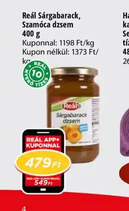 Real Reál Sárgabarack, Szamca dzsem ajánlat