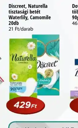 Real Discreet, Naturella tisztasági betét ajánlat