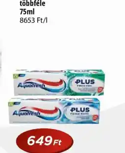 Real Aquafresh Plus fogkrém ajánlat