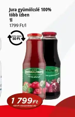 Real Jura gyümölcslé 100% ajánlat