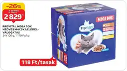 Auchan PREVITAL MEGA BOX NEDVES MACSKAELEDEL-VÁLOGATÁS ajánlat