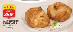 Auchan Laktózmentes túrós táska ajánlat