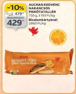 Auchan AUCHAN KEDVENC NARANCSOS PISKÓTATALLÉR ajánlat