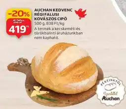 Auchan Auchan Kedvenc Régi Falusi Kovászos Cipó ajánlat