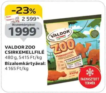 Auchan VALDOR ZOO CSIRKEMELLFILÉ ajánlat