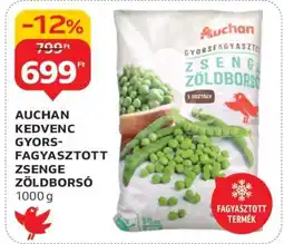 Auchan Auchan Kedvenc Gyorsfagyasztott Zsenge Zöldborsó ajánlat