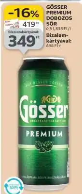 Auchan Gösser Premium Dobozos Sör ajánlat