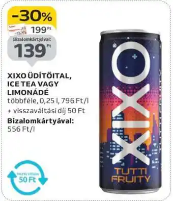 Auchan XIXO Üdítőital, Ice Tea vagy Limonádé ajánlat
