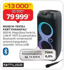 Auchan MUSE M-1937DJ PARTYHANGFAL ajánlat