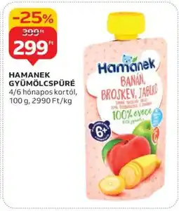 Auchan Hamánek Gyümölcspüré ajánlat