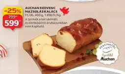 Auchan AUCHAN KEDVENC MAZSOLÁS KALÁCS ajánlat