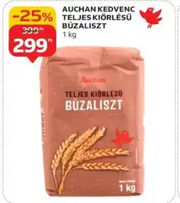 Auchan AUCHAN KEDVENC TELJES KIŐRLÉSŰ BÚZALISZT ajánlat