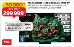 Auchan TCL 55C7K QD-MINI GOOGLE SMART TV ajánlat