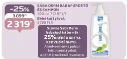 Auchan SÁBA DERM BABAFÜRDETŐ ÉS SAMPON ajánlat