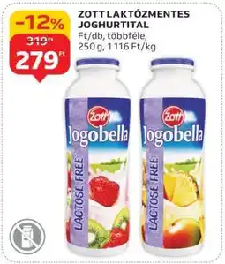 Auchan ZOTT LAKTÓZMENTES JOGHURTITAL ajánlat