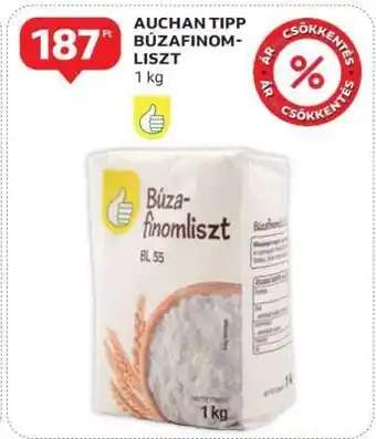 Auchan Auchan Tipp Búzafinomliszt ajánlat