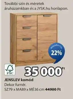 JYSK JENSLEV komód ajánlat