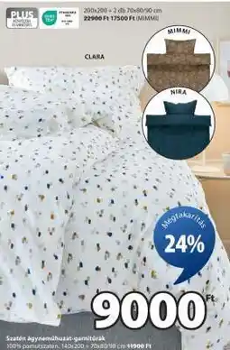 JYSK Szatén ágyneműhuzat-garnitúrák ajánlat