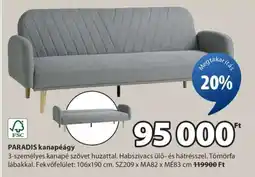JYSK PARADIS kanapéágy ajánlat