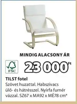 JYSK TILST fotel ajánlat