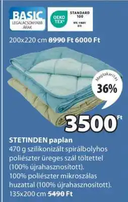 JYSK STETINDEN paplan ajánlat