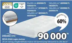 JYSK DREAMZONE REVA GS60 rugós matrac ajánlat