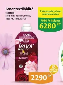 EcoFamily Lenor textilöblítő ajánlat