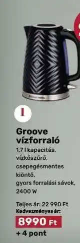 EcoFamily Groove vízforraló ajánlat