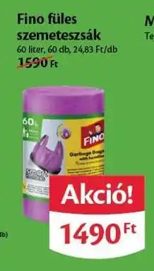 EcoFamily Fino füles szemeteszsák ajánlat