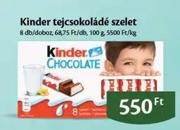 EcoFamily Kinder tejcsokoládé szelet ajánlat