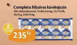EcoFamily Completa félszíros kávétejszín ajánlat