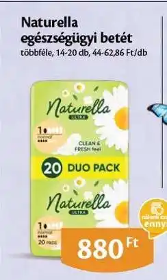 EcoFamily Naturella egészségügyi betét ajánlat
