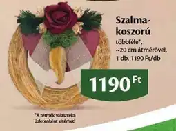 EcoFamily Szalma koszorú ajánlat
