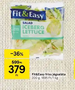 Tesco Fit&Easy friss jégsaláta ajánlat