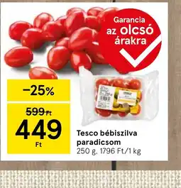 Tesco Tesco bébiszilva paradicsom ajánlat
