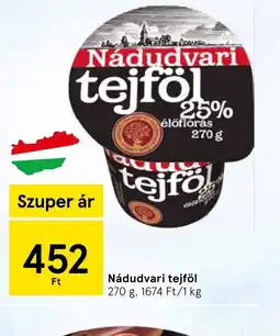 Tesco Nádudvari tejföl ajánlat